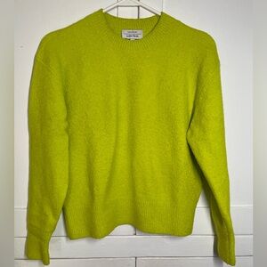 & Other Stories Bright Green Crewneck Sweater